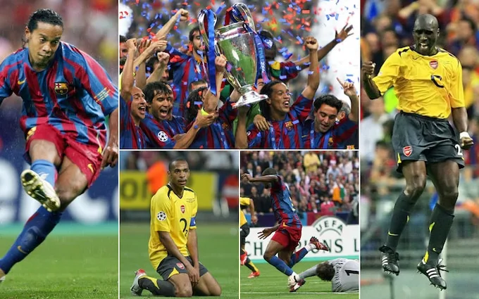 Arsenal thất bại trước Barcelona chung cuộc năm đó