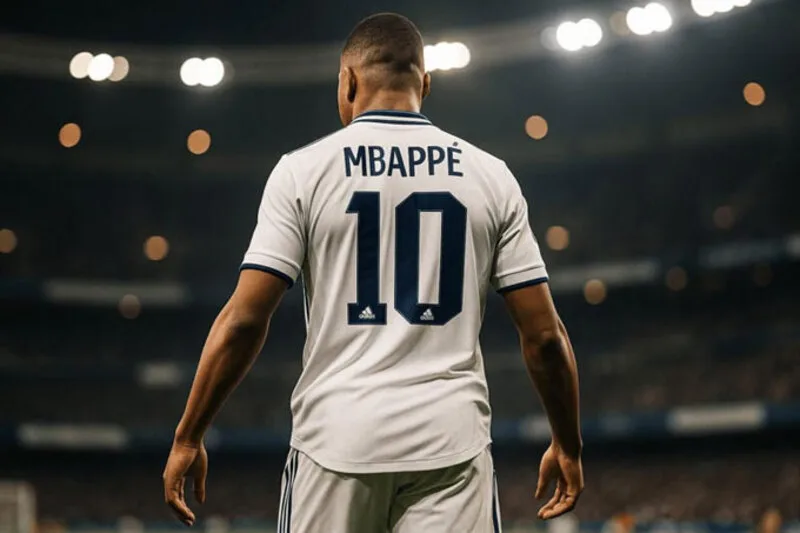 Áo số 10 tại Real Madrid đánh dấu vai trò mới của Mbappé trong hàng công đội bóng Hoàng gia Tây Ban Nha.