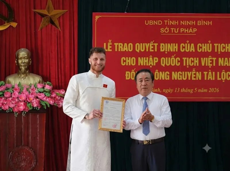 Nguyễn Tài Lộc nhận quốc tịch Việt Nam năm 2026